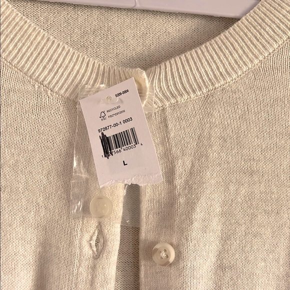 Gap Button Down Large Sweater NWT - Picture 4 of 6